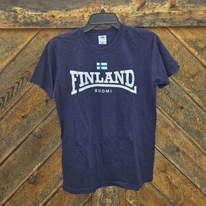Finland Suomi Souvenir Fruit Of The Loom Unisex Tshirt